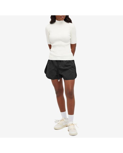 Off-White c/o Virgil Abloh Black Off- Crispy Ny Mesh Shorts