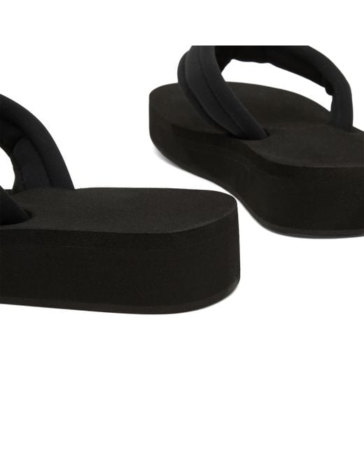 Coperni Black Foam Flip Flops