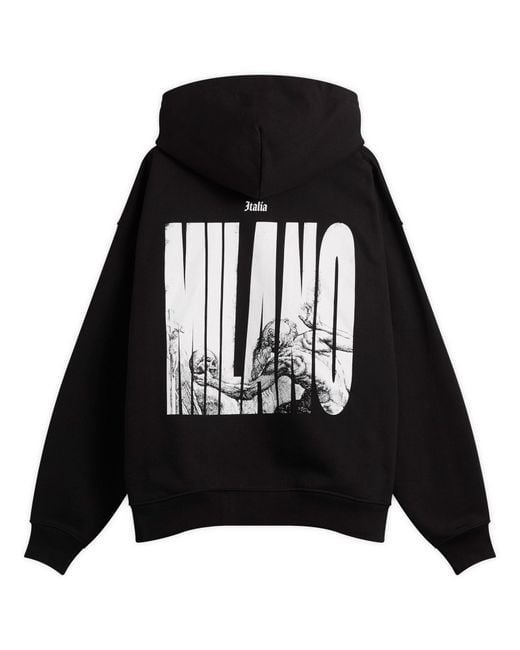 END. Black Milano Creed Zip Hoodie