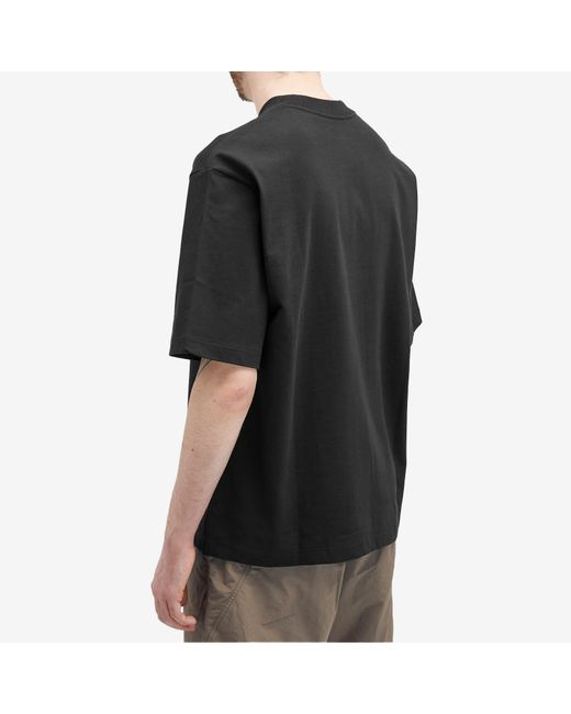 Goldwin Black Oversized Pocket T-Shirt for men