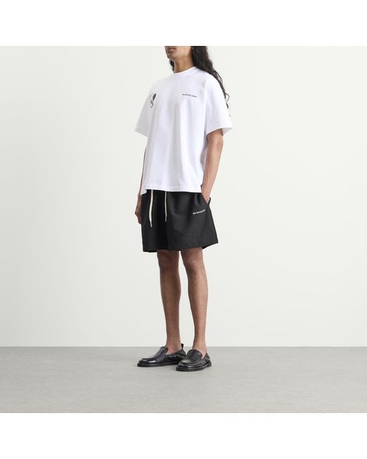 MKI Miyuki-Zoku Black Presented By End. Seersucker Shorts for men
