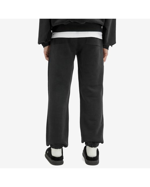 Cole Buxton Black Distressed Sweat Pants for men