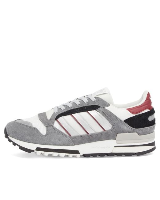 Adidas White Zx 600 Sneaker for men