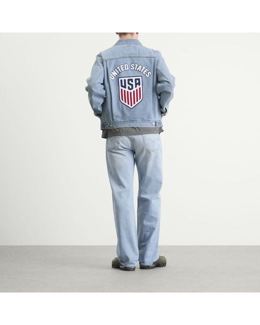 Levi's Blue Usa Type Ii Jacket for men