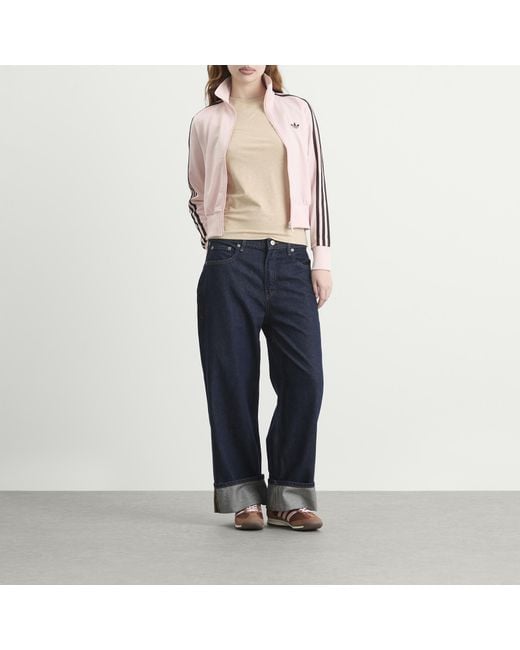 Adidas Pink Classic Firebird Tracktop