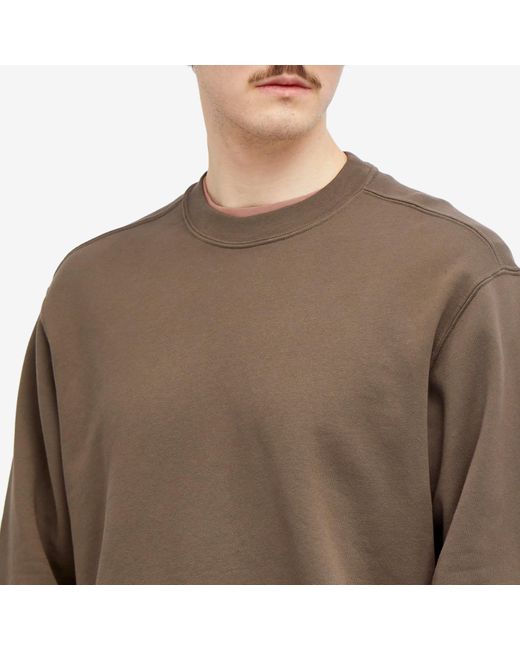 Lady White Co. Brown Lady Co. Relaxed Crew Sweatshirt for men