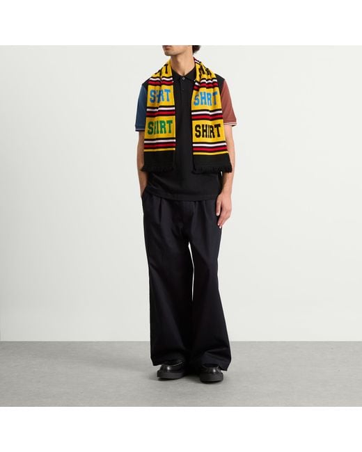 Comme des Garçons Yellow Scarf for men