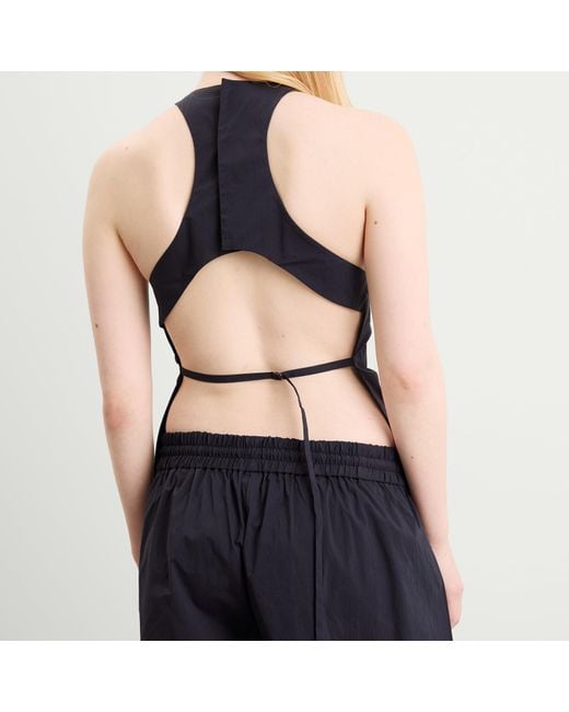 St. Agni Blue Racerback Top
