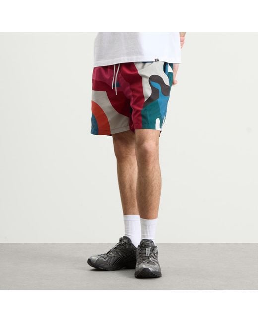 by Parra Red Ball To The Face Swim Shorts for men