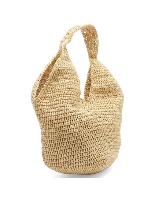 Anine Bing Metallic Small Hobo Leag Bag