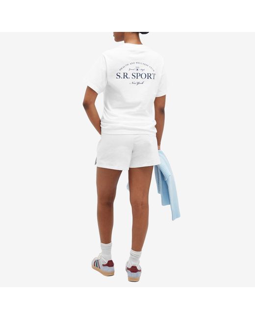 Sporty & Rich White Wimbledon T-Shirt