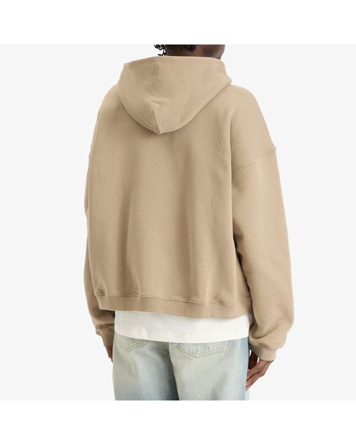 Represent Natural Initial Boxy Zip Hoodie for men
