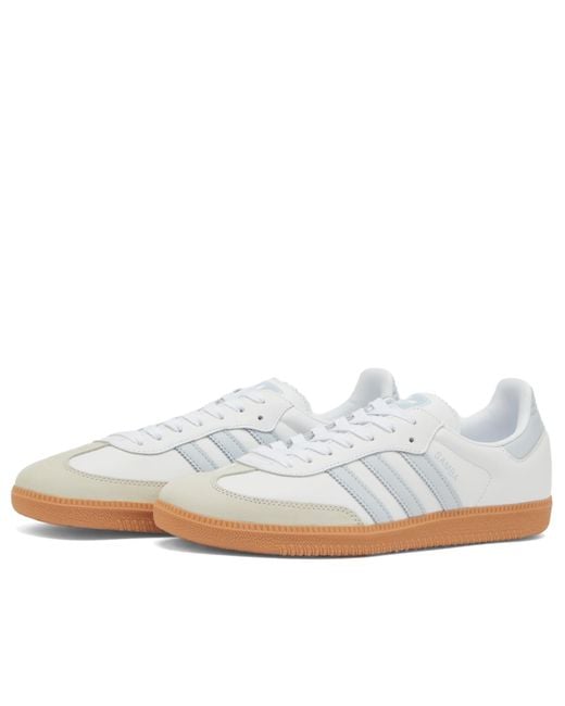 Adidas White Sports Shoes Samba Og W