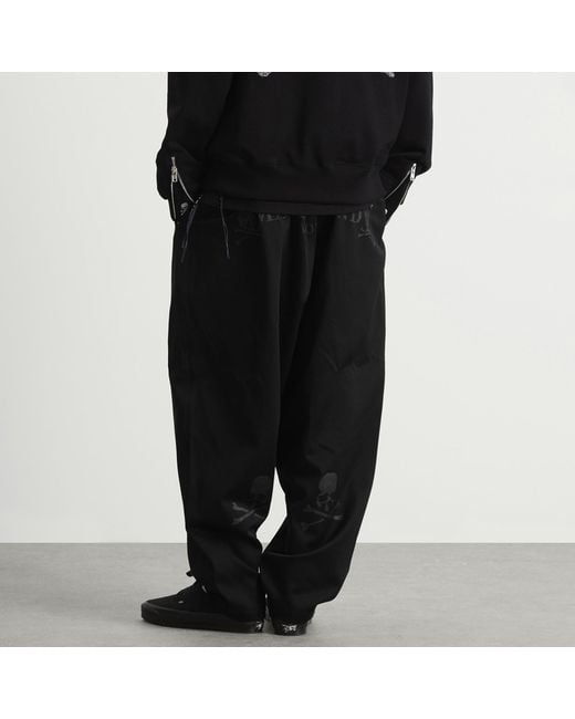 MASTERMIND WORLD Black Wide Easy Pants for men