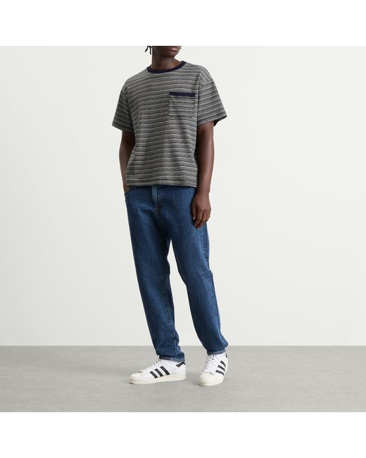 Edwin Blue Regular Tapered Denim Jeans for men