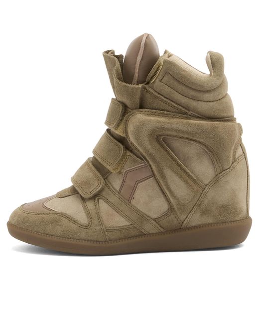 Isabel Marant Green Bekett High Top Sneakers