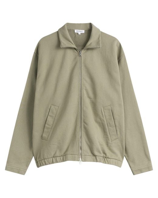 Norse Projects Green Hornidal Relaxed Track Jacket for men