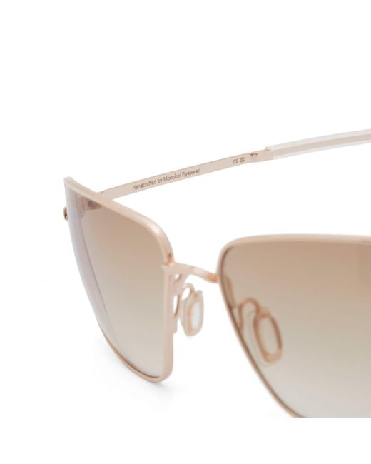 Monokel White Marathon Sunglasses