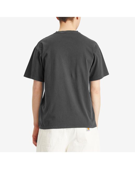 Aries Black Destroyed Nirvana T-Shirt for men