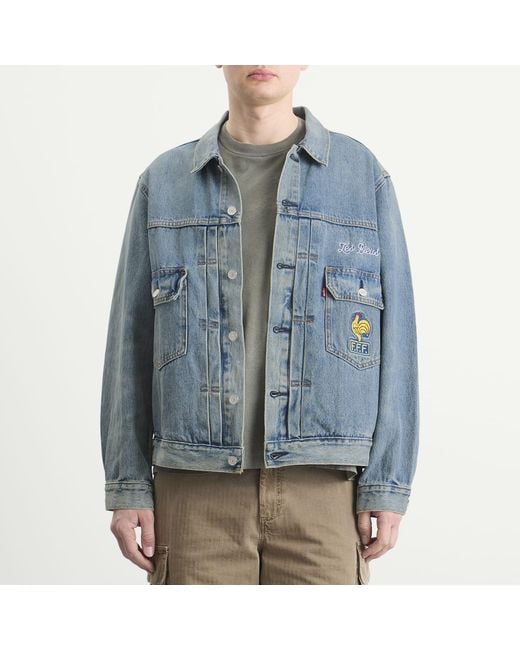Levi's Blue France Type Ii Jacket for men