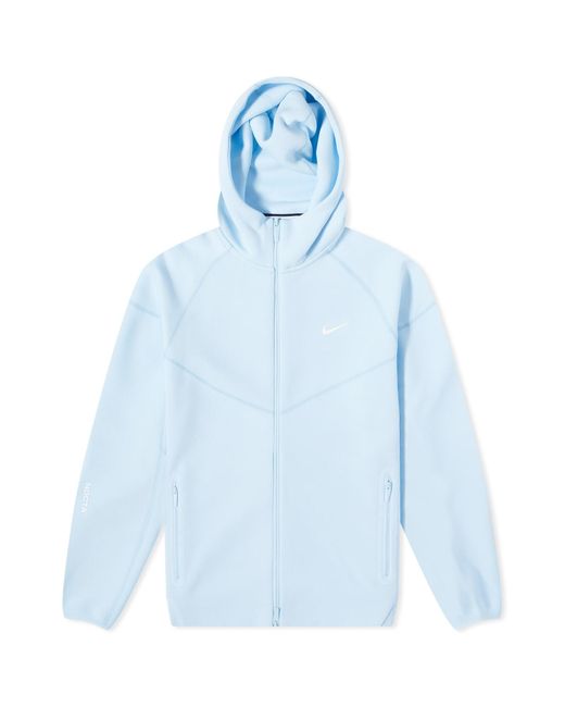 Nike X Nocta Tech Fleece Full Zip Hoody in Blue for Men | Lyst