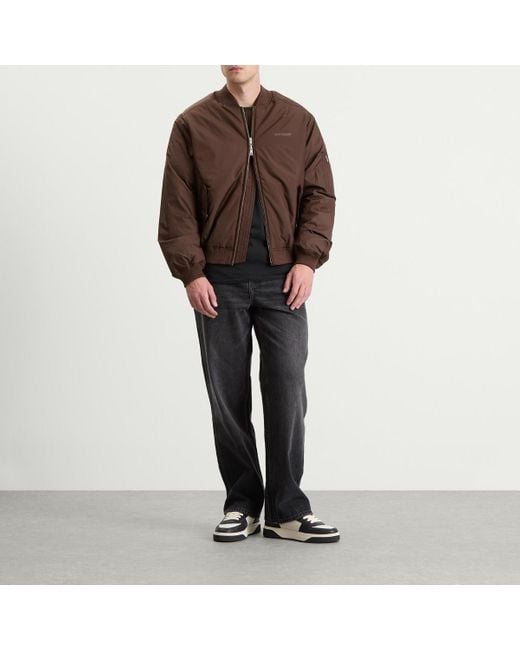 Represent Brown Smart Bomber Jacket for men