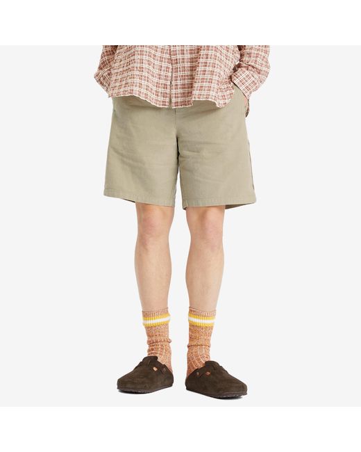 Folk Natural Linen Assembly Shorts for men