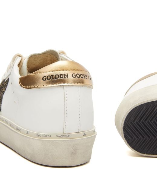 Golden Goose Deluxe Brand White Hi-Top Sar Leather Sneakers