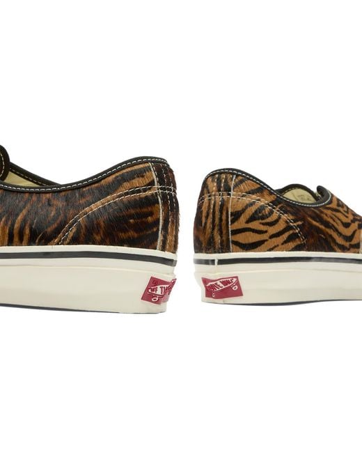 Vans Brown Lx Authentic 44 Pony Hair Sneaker