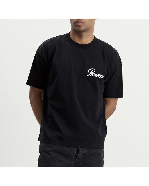 Picante Black Record T-Shirt for men