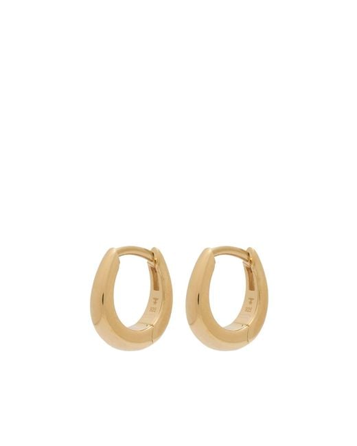 Tom Wood Metallic Liz Huggies Earrings