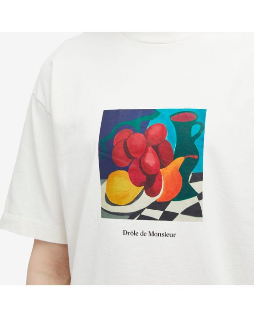 Drole de Monsieur White Drôle De Monsieur Still Life T-Shirt for men