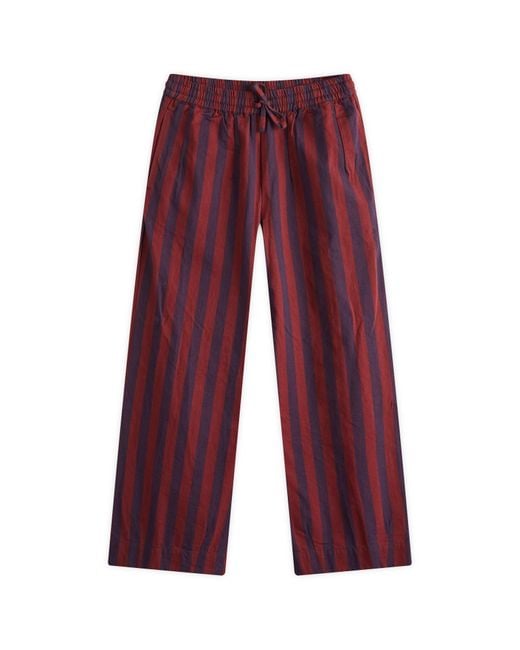 Damson Madder Red Rafe Trousers