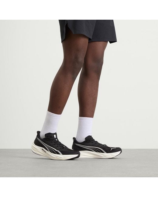 PUMA Black Deviate Nitro 4 Sneaker for men