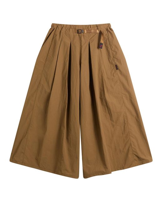 Gramicci Brown Nylon Flare Pant