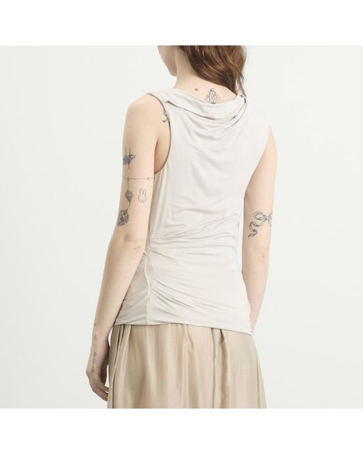 Entire studios White Drape Tank
