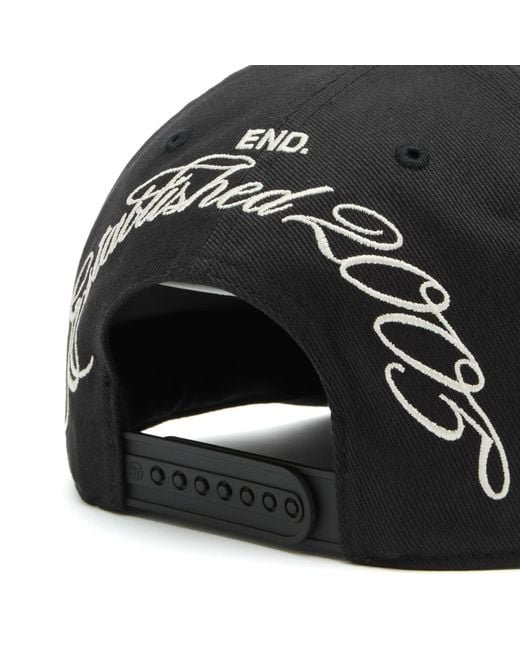 END. Black Globally Sourced Cap