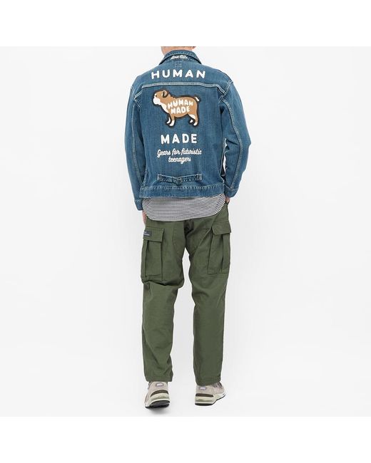 Human Made Relax Denim Work Jacket in Blue for Men | Lyst
