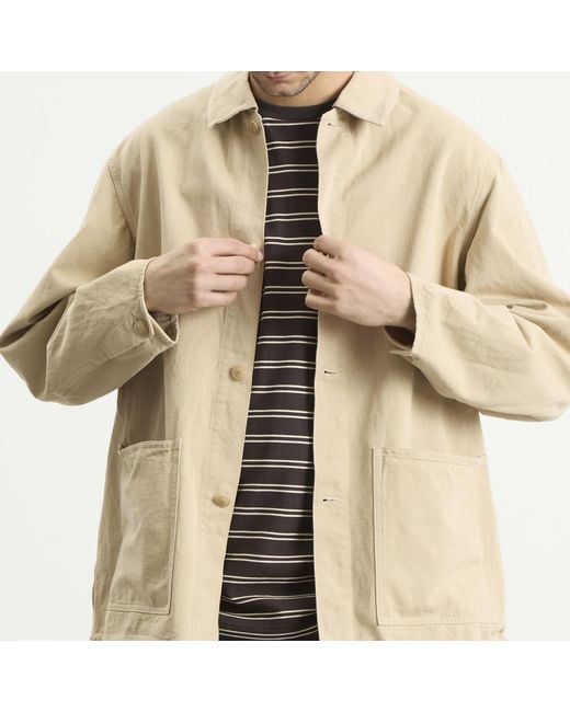 Kaptain Sunshine Natural Cotton Drill Coverall Jacket for men
