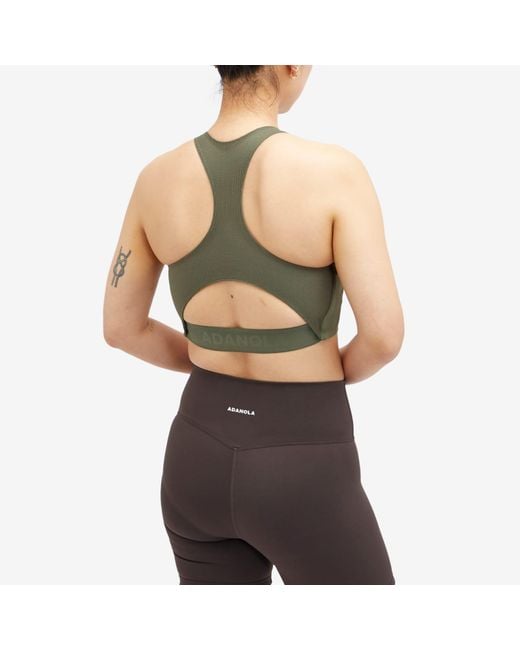ADANOLA Green Ultimate Branded Mesh Back Bra