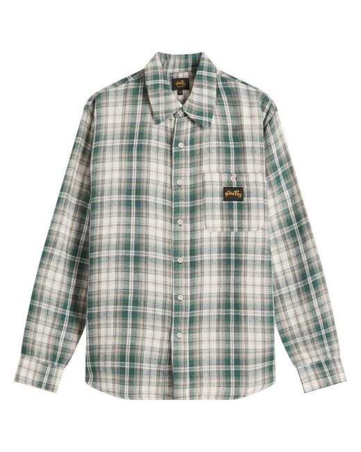 Stan Ray Green Flannel Shirt for men