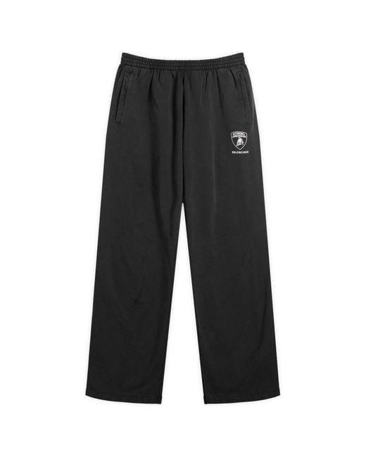 Balenciaga Gray Automobili Lamborghini Oversized Sweatpants for men