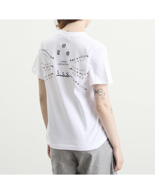 Toga White Toga Studs T-Shirt