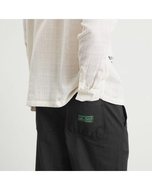 Palmes Gray Lucien Herringbone Trousers for men