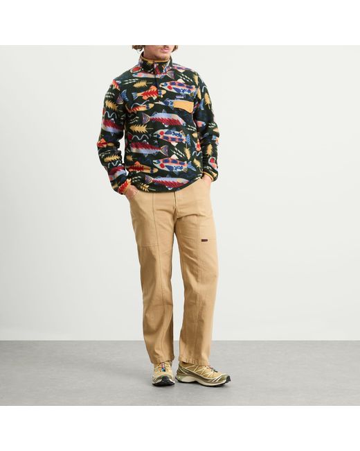 Patagonia Green Lightweight Synchilla Snap-T Pullover for men