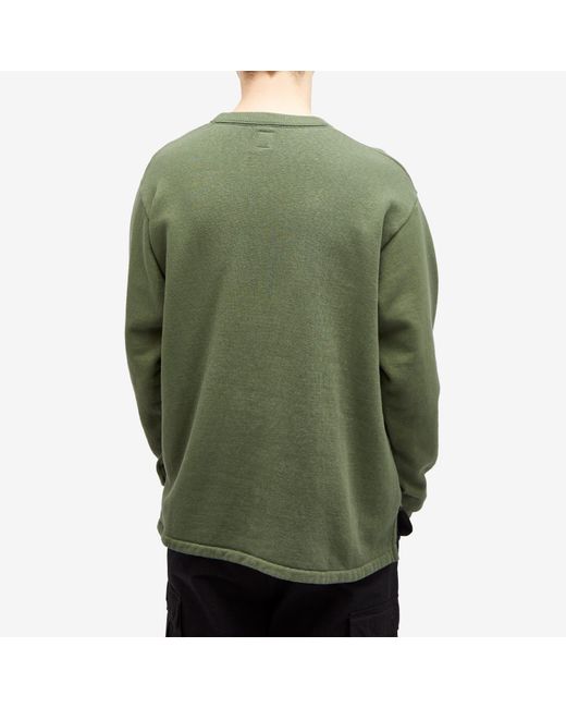 Human Made Green Military Sweatshirt for men