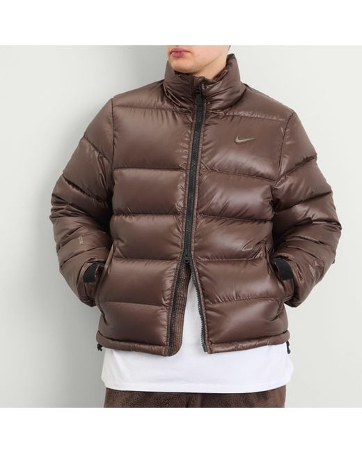 Nike Brown X Nocta Cardinal Stock Puffer Jacket for men