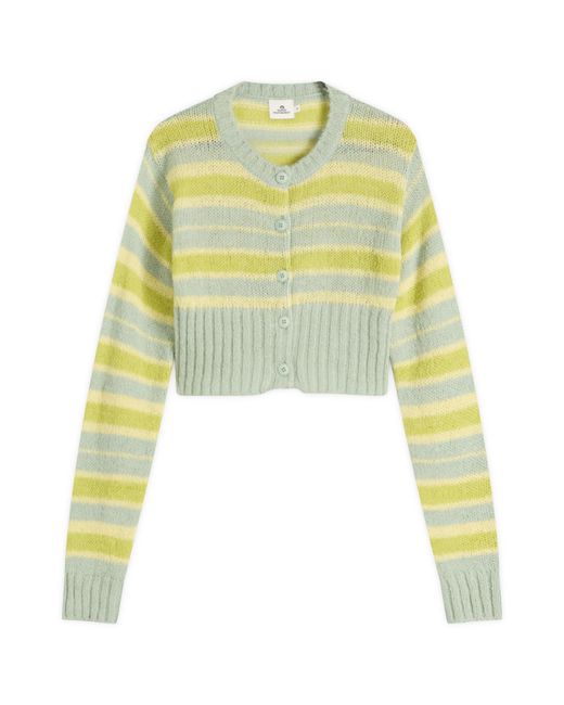 SUNDAYFRUITMARKET Yellow Sun Cropped Cardigan