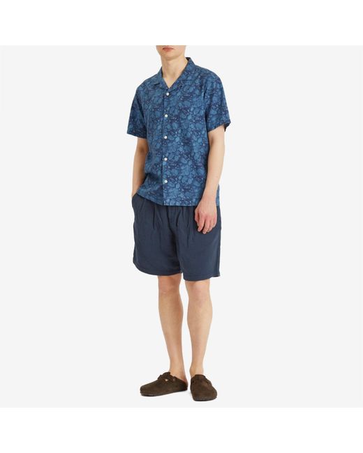 Kestin Blue Crammond Marble Print Shirt for men