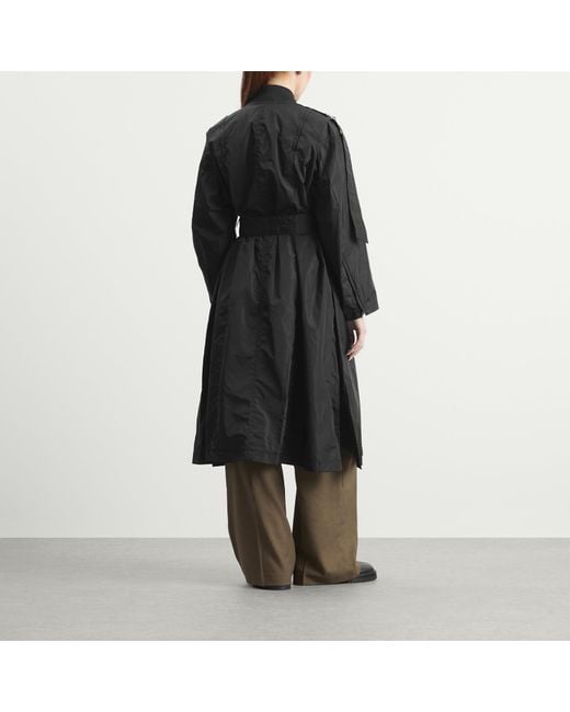 Toga Black Toga Taffeta Coat